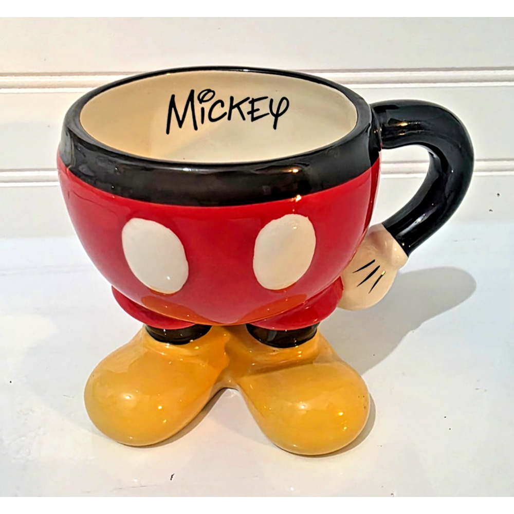 Mickey Mouse Bottom Pants Legs 3D Coffee Mug Cup Authentic Original Disney Parks
